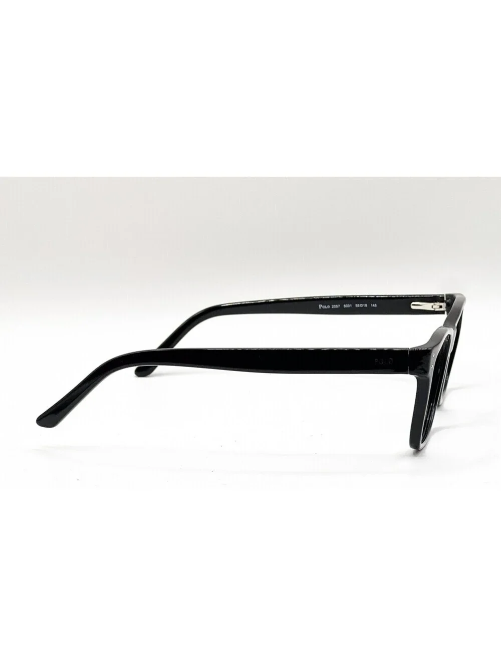 Polo Ralph Lauren 2057 5001 Shiny Black Authentic Eyeglass Frames 55-18